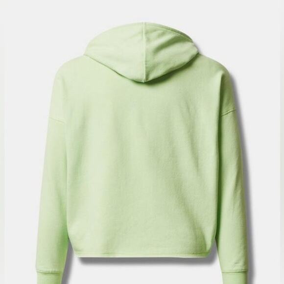 Torrid Lime Green Sex Pistols Fleece Crop Hoodie Size 3 NWT - Picture 3 of 9